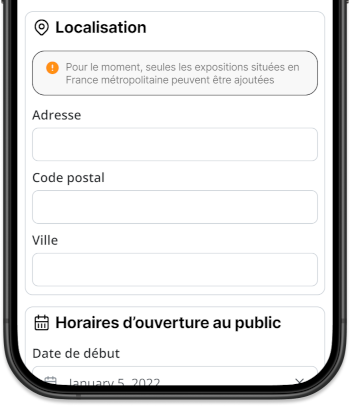 Ajoutez une exposition